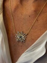 Eye With Stones Kolye