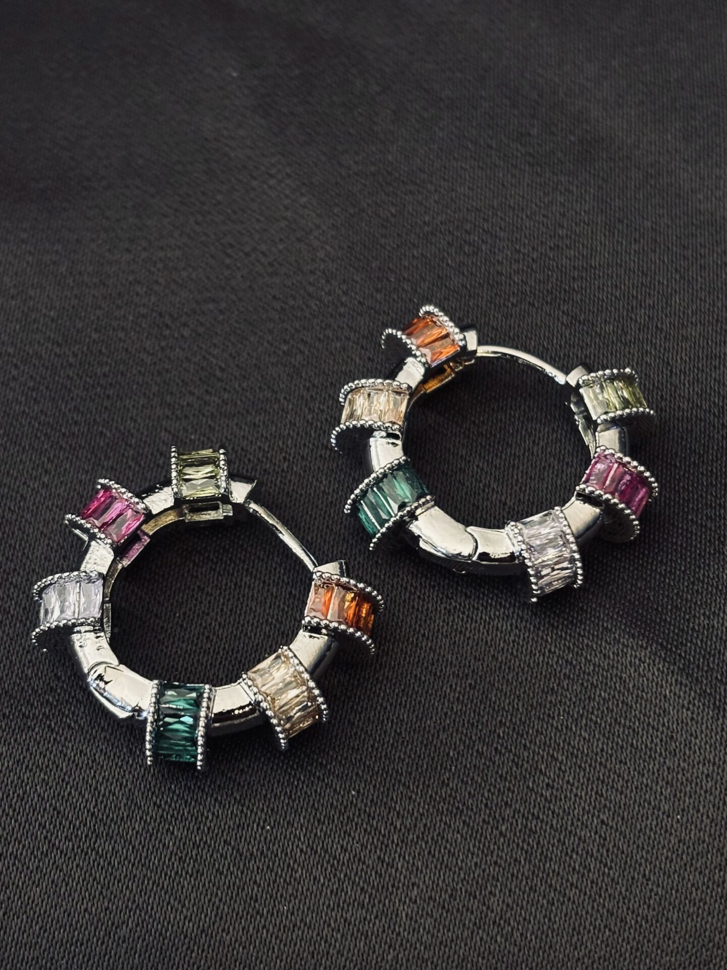 Rainbow Küpe (Gümüş renk)