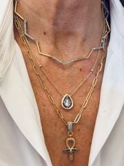 Crystal Zigzag Kolyeler (3’lü set)