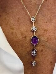 Purple Ember Kolye