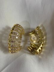 Gold Cascade Küpe