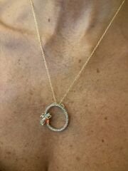 Bee Circle Kolye