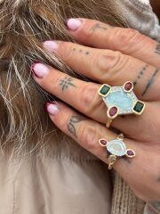 Renkli Yüzük Kombin