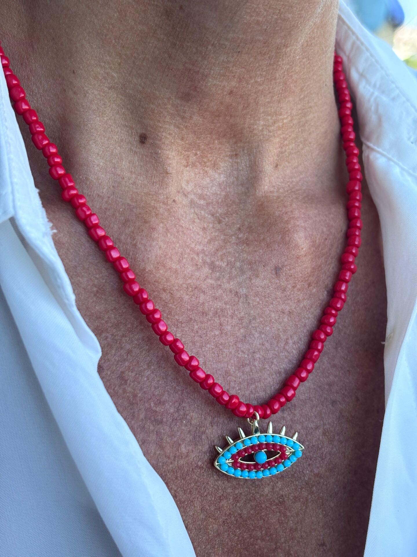Rosso Mediterraneo Kolye
